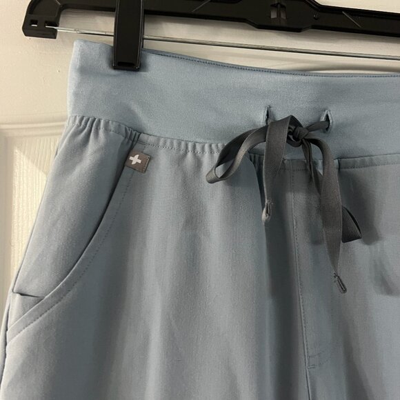 Zamora Jogger Scrub Pants - Dusty Blue - Picture 3 of 5